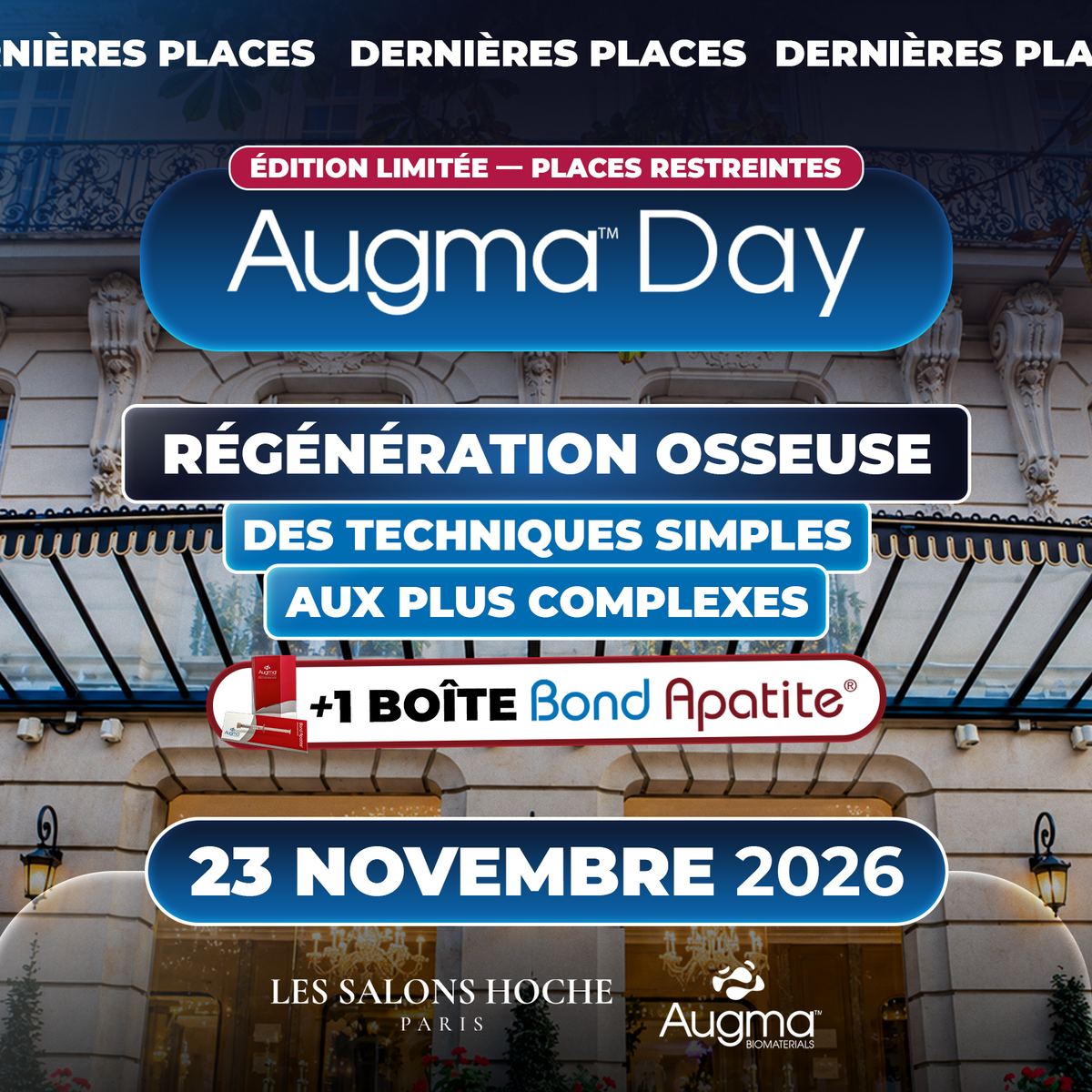 AUGMA DAY 2026 - L’événement de référence en régénération osseuse - oofti.fr