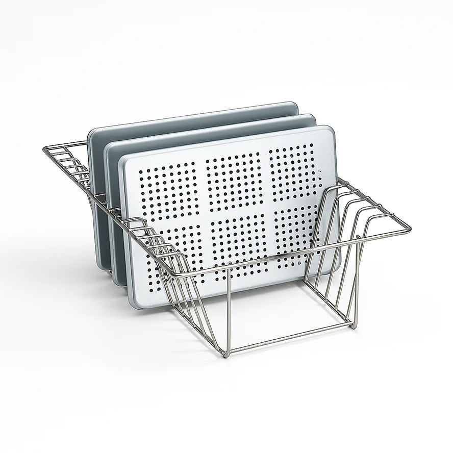 Support inox pour plateaux / cassettes, existe en 3 modèles - D-ST16 | Smeg - oofti.fr