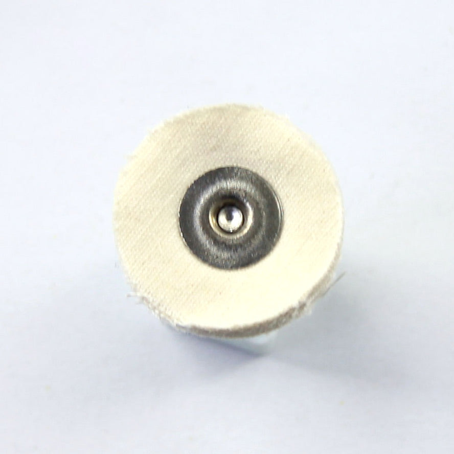 Brosses de polissage 01Q22 - Ø 22 mm - Tissu blanc - DIAN FONG - Dental Coop