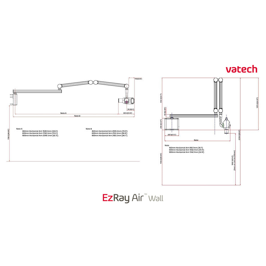 EzRay Air Wall - VATECH - Dental Coop