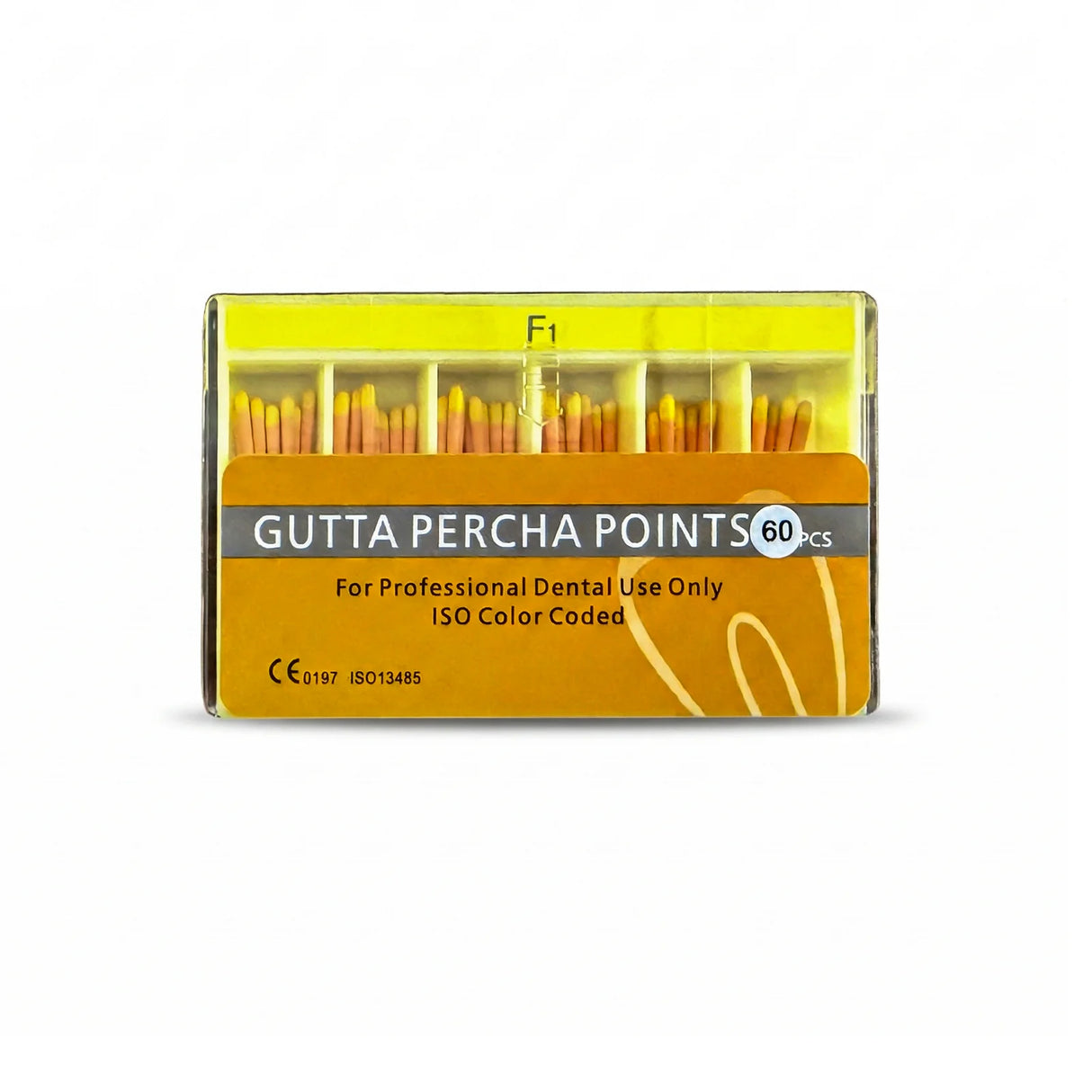 60 Pointes Gutta Percha F1 - F2 - oofti.fr