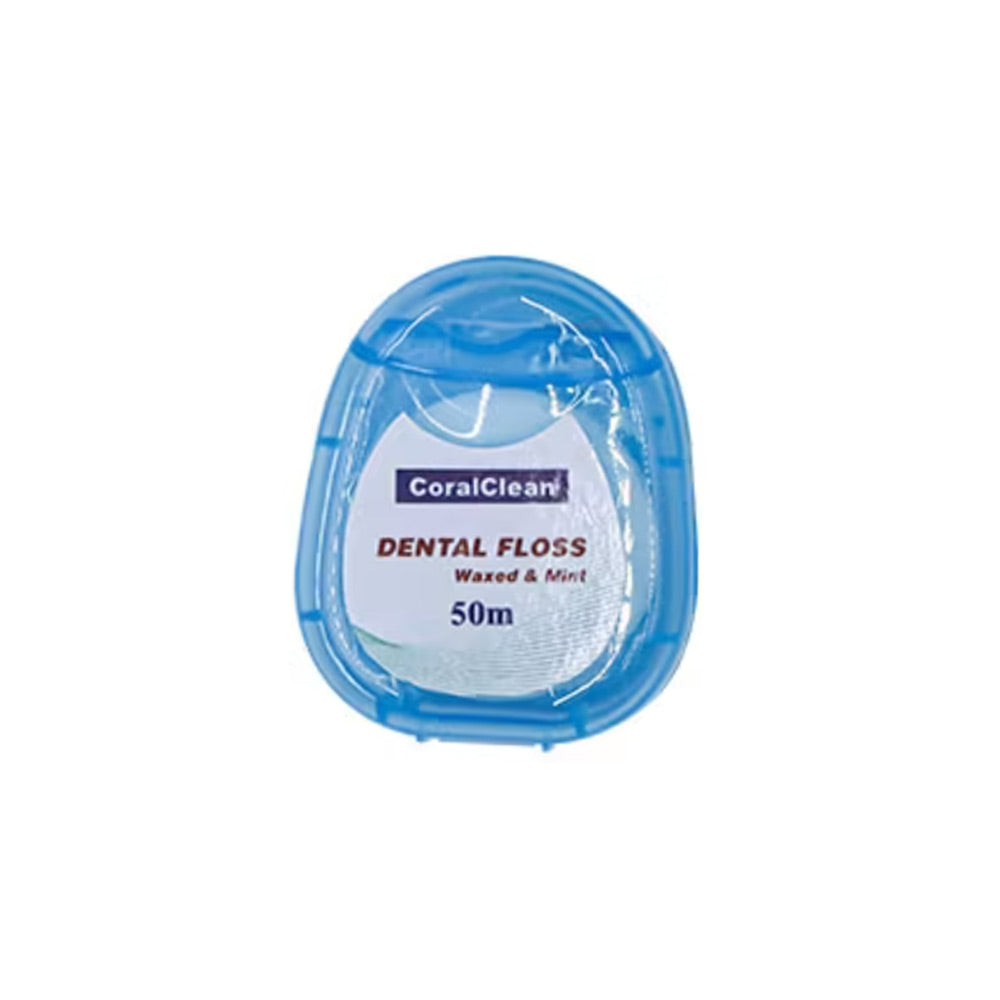 Fil dentaire 50 m - Ciré et mentholé - CoralClean - oofti.fr
