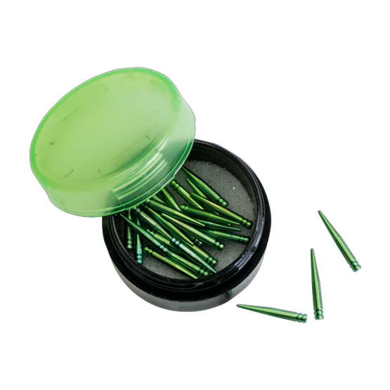 Peak - Tenon conique ou pivot en titane coloré conique pointu - ISOPIVOT