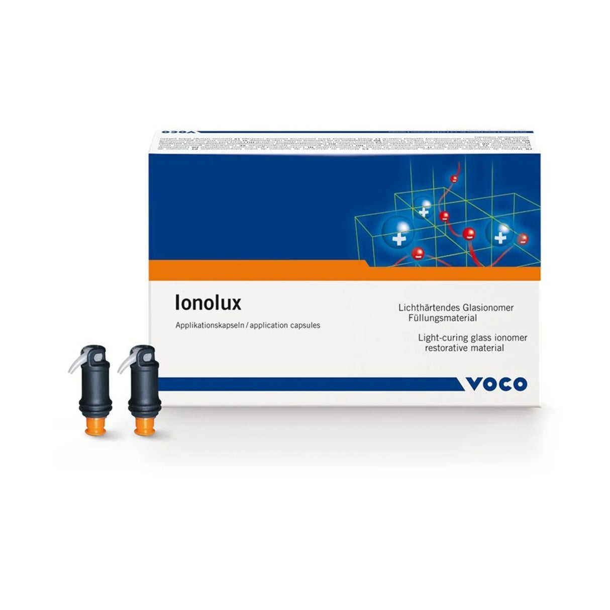 Ionolux Capsules - Matériau verre ionomère photopolymérisable pour restaurations - VOCO - oofti.fr