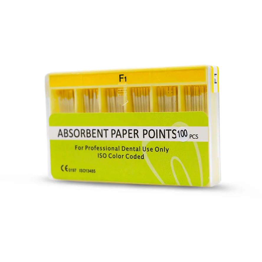 100 Pointes papier obturation F1 - F2 - oofti.fr