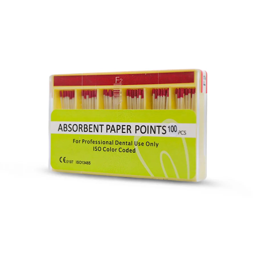 100 Pointes papier obturation F1 - F2 - oofti.fr