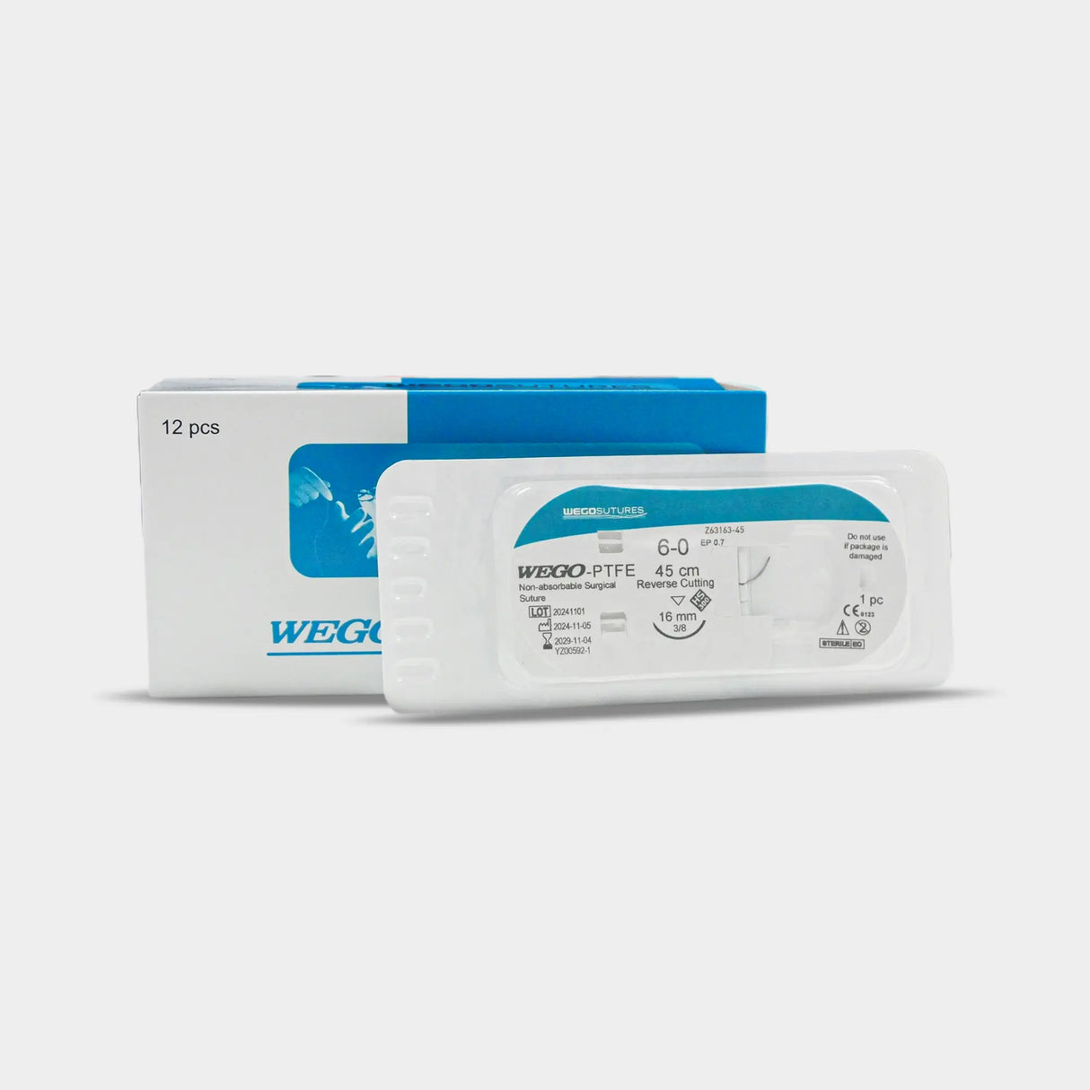 Fil de suture PTFE - Boîte de 12 - WEGO - oofti.fr