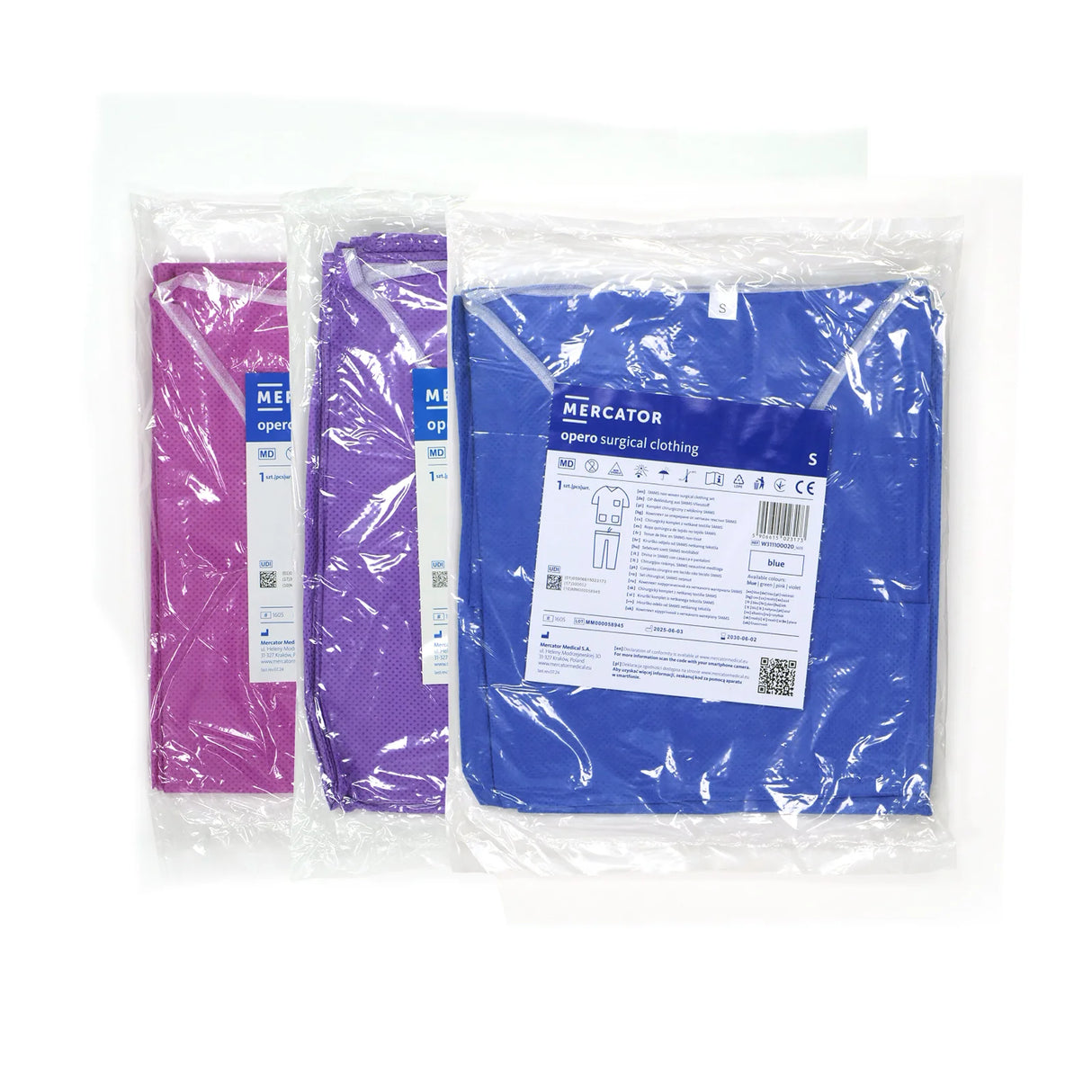 Pyjama de bloc à usage unique en polypropylène Non-tissé SMMS - Mercator - oofti