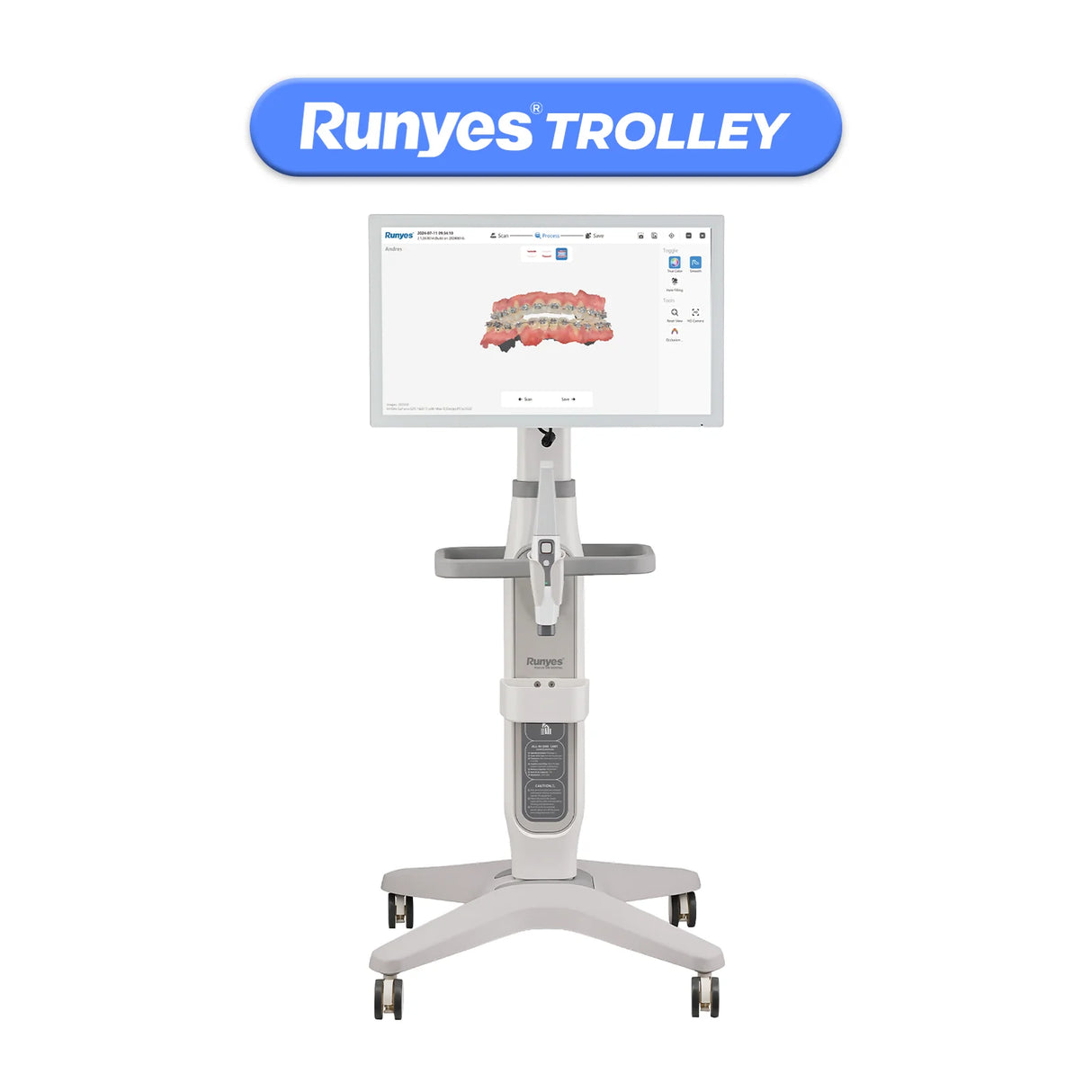 Scanner Intraoral 3DS V5/V6 AVEC ou SANS FIL +TROLLEY - Runyes - oofti.fr