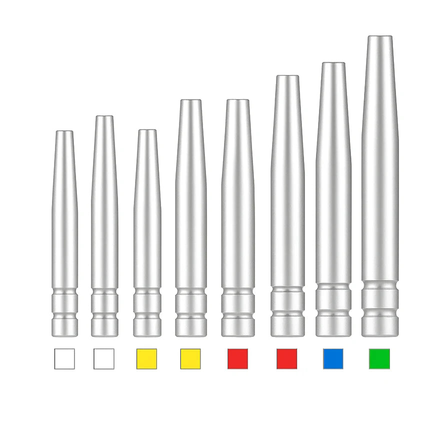 Lot de 20 tenons cylindro-coniques titane - oofti.fr