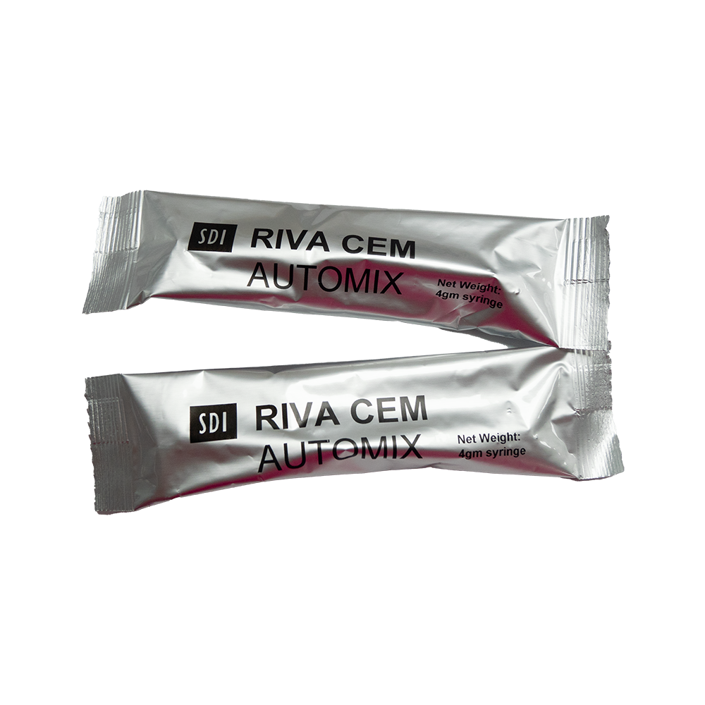 RIVA CEM automix en seringue 4g ciment de scellement Verre-ionomère - SDI