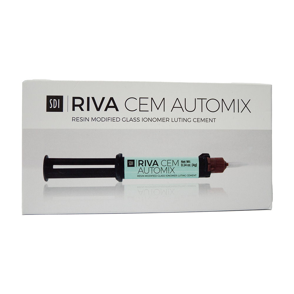 RIVA CEM automix en seringue 4g ciment de scellement Verre-ionomère - SDI