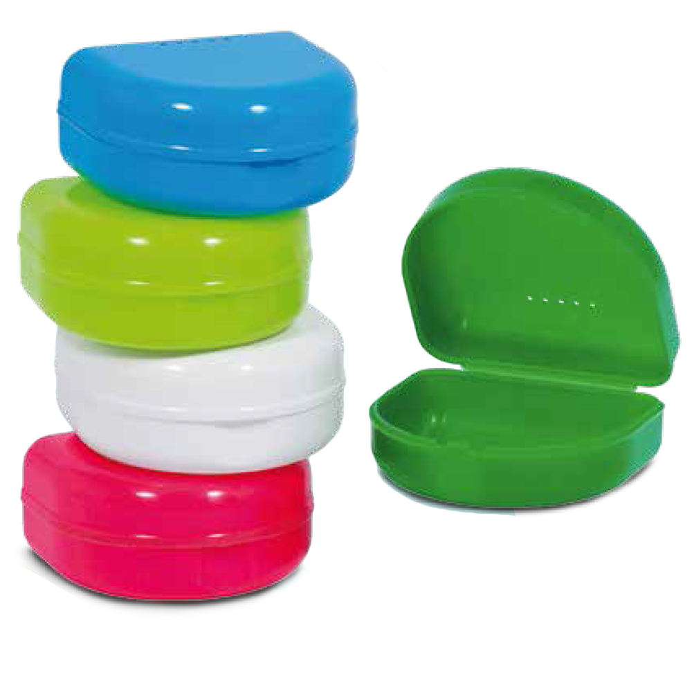Boîte prothèse dentaire orthodontique avec trous de ventilation, 10 pièces. 8x7cm 4 cm de hauteur