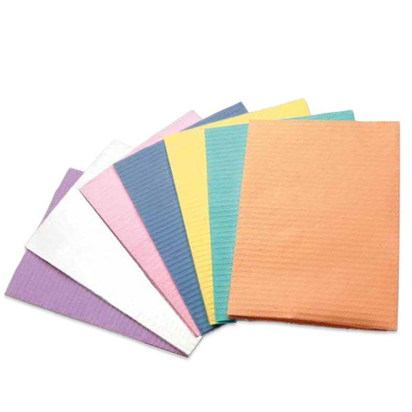 Serviettes 2 plis+ 1 face plastifiée  livré par carton de 500 serviettes - oofti.fr