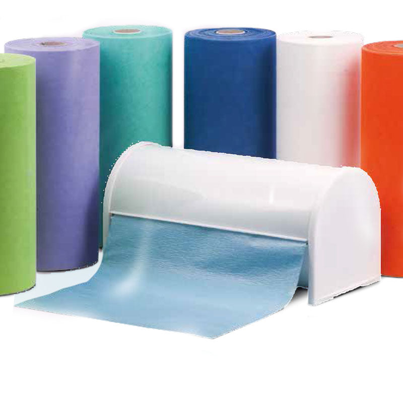 Rouleau de 80 bavettes 60x50cm 2 couches papier et 1 couche plastifiée - oofti.fr