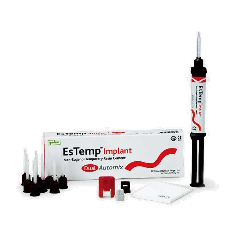 EsTemp Implant 1x 8g Ciment temporaire à base de résine sans eugénol pour les couronnes retenues par implants - oofti.fr