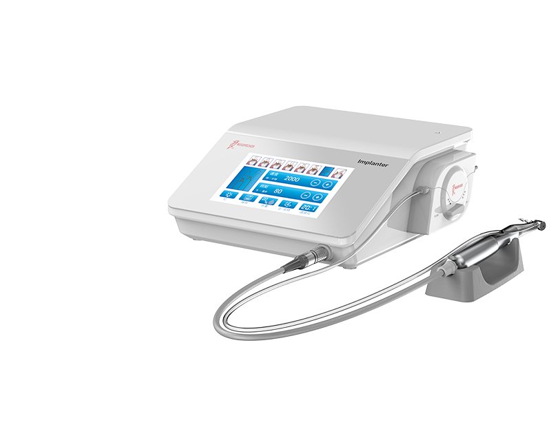 Moteur d'implantologie implant-X™ de la marque DTE™ vendu avec son contre angle bague verte 20:1 DTE™ - oofti.fr