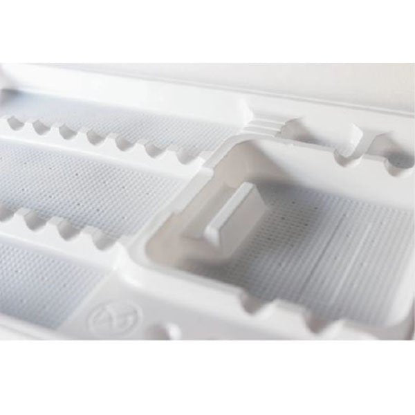 Lot de 400 plateaux jetables en plastique type 4 284x186x7mm - oofti.fr