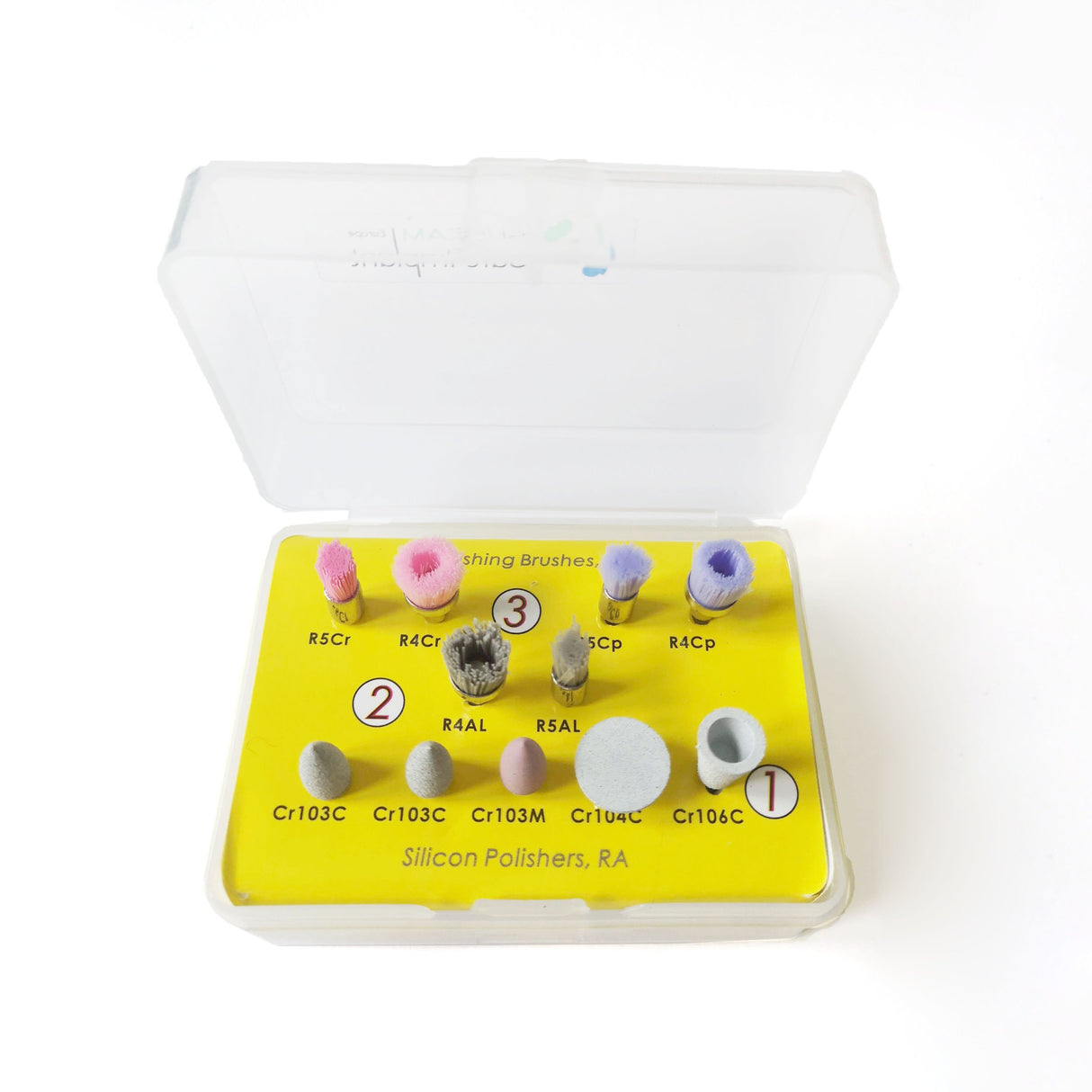 Kit 11 fraises et brosses RA polissage et finitions composites - oofti.fr