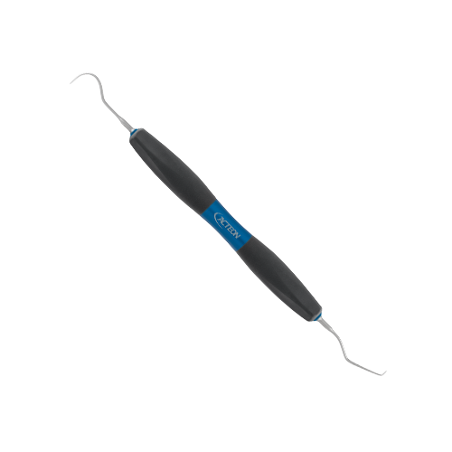 Bliss Explorateur 17-23 est une sonde de diagnostic double de Bliss by ACTEON. L'ergonomie et les performances de la partie travaillante permettent un geste maîtrisé et ferme et visent à réduire la fatigue des mains et des poignets. Les sondes de diagnostic sont utilisées pour la détection et la restauration des caries et du tartre. Nos sondes sont précises grâce à leurs pointes fines, qui trouvent le compromis entre flexibilité et résistance pour des procédures de diagnostic précises.