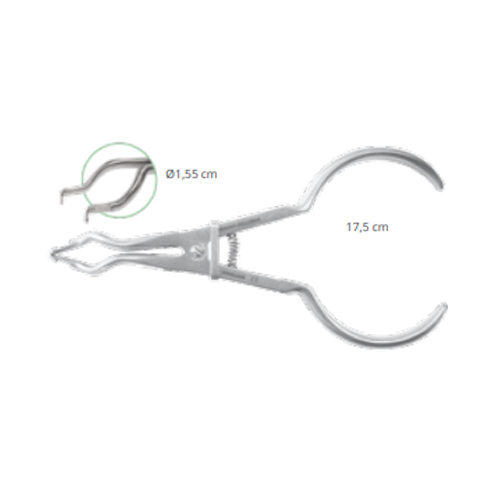 PINCE BREWER ORTHODONTIE & PROTHESES - DIGUES - 17,5 cm - ACTEON - oofti.fr