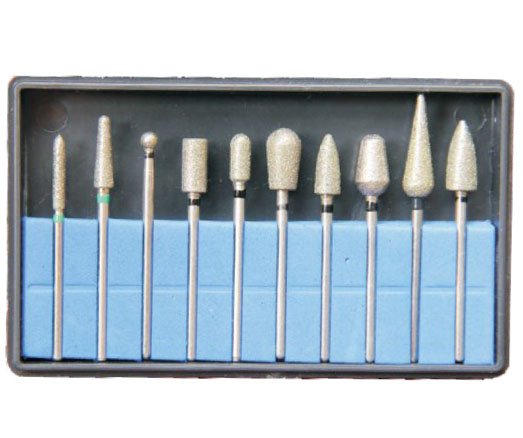 Kit de 10 fraises diamantées HP - oofti.fr