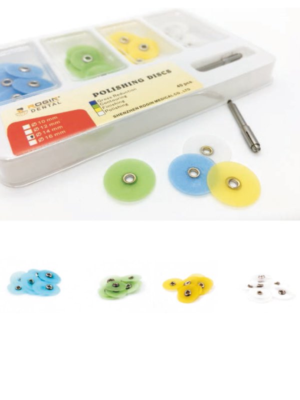 Lot de 40 disques de polissage de composite avec œillet (12mm) - oofti.fr