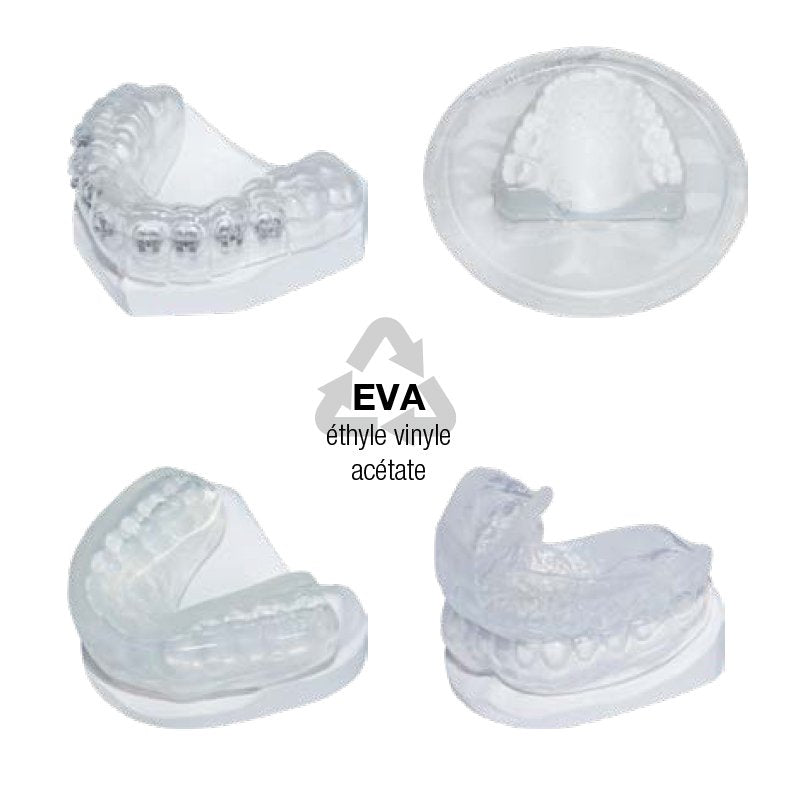 Erkoloc-pro transparent - plaque carrée 125x125mm semi-rigide - oofti.fr