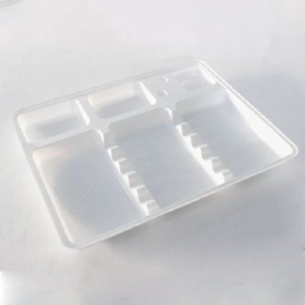 Plateaux jetables médicaux en plastique rigide type 2 – 190 x 148 mm – lot de 400 – blancs ou translucides – usage unique en cabinet dentaire