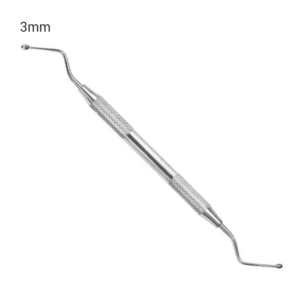 Curette à os Hemingway 3mm - oofti.fr