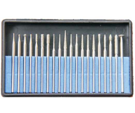 Kit de 20 fraises diamantées HP de précision - oofti.fr