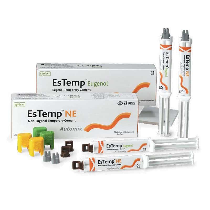 EsTemp Eugenol 2x 10g Ciment temporaire pour couronnes et bridges temporaires - oofti.fr