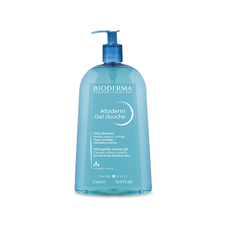 Le gel nettoyant douceur sans savon qui respecte la peau.