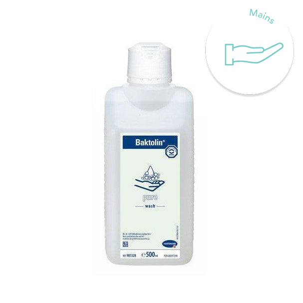 Savon doux Baktolin pure wash - 0,50 ou 1 L - HARTMANN
