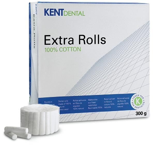 Rouleaux de coton - Ø 8, 10 ou 12 mm - Kent Dental