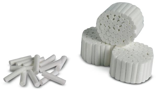 Rouleaux de coton - Ø 8, 10 ou 12 mm - Kent Dental