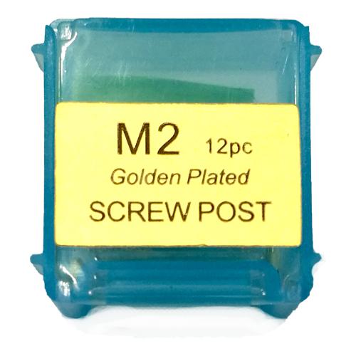 Screw Post plaqué or
