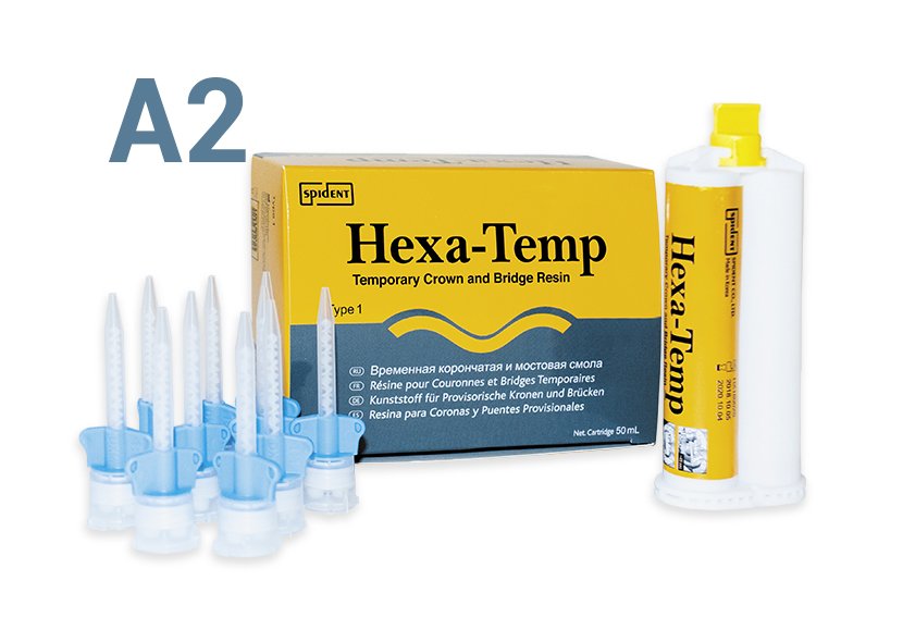 Hexa-Temp-Struct-A2 Résine pour bridges et couronnes temporaires (50mL) - oofti.fr