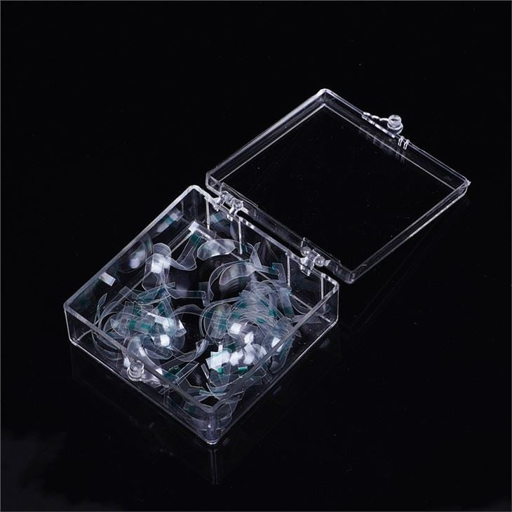 Bandes matricielles en résine galbée offrant une courbure et une hauteur de bande optimales. 50 pièces par boîte. Vert : S, Bleu : L