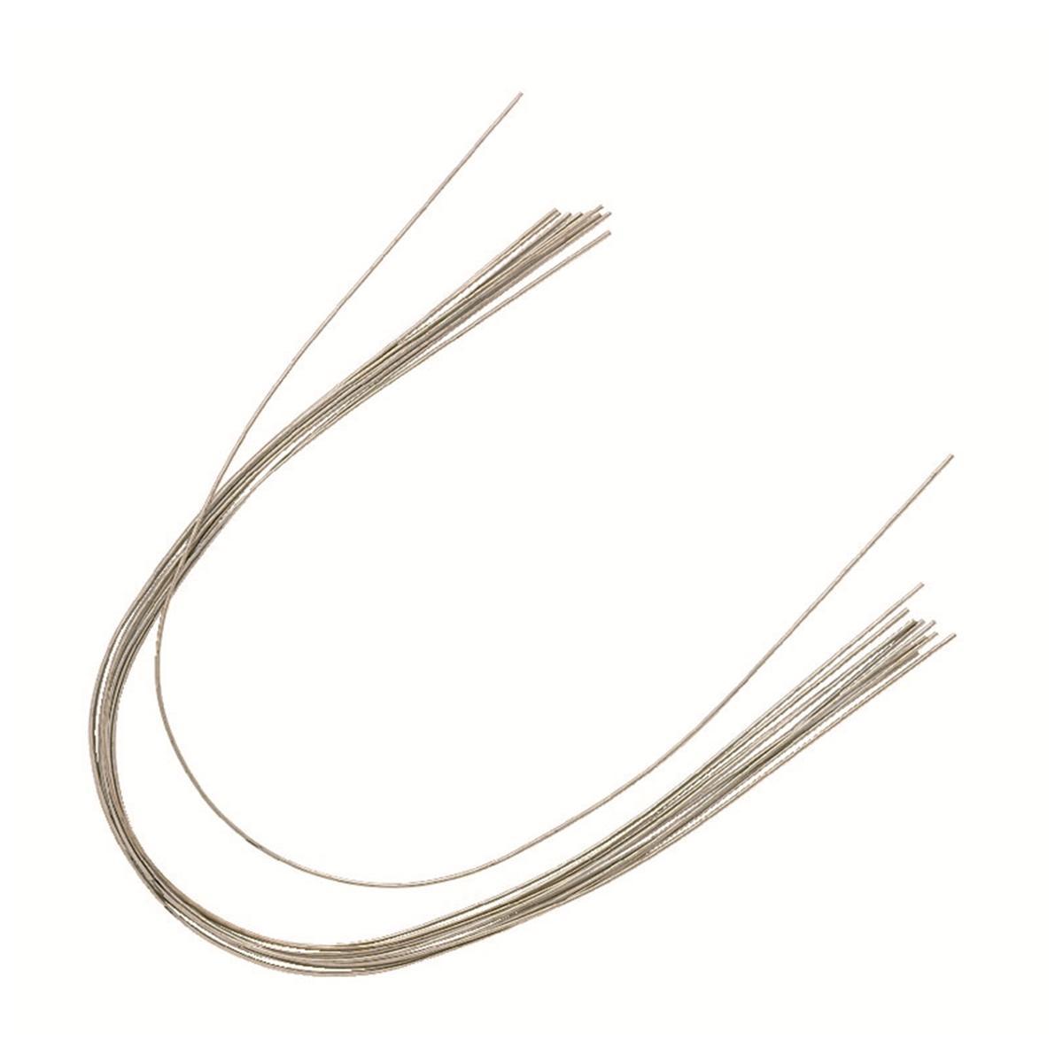 Leurs "jambes" plus longues permettent d'effectuer plus de pliages de détail, boucles et autres "loops". Disponibles en rond et rectangulaire, prétraités thermiquement "Golden". Avec marques médianes de couleur pour identification facile. Prétraités thermiquement pour durée de vie plus longue. Résistent mieux aux déformations permanentes. Longues extrémités permettant plus de pliages, boucles et "loops". DM Classe IIA. Organisme notifié : 0470. Fabricant : Ortho Organizers Inc.