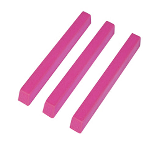 Bourrelets en cire droits, dur, rose-opaque ou cire de surélévation. Bourrelets en cire, préformés et droits avec gorge de positionnement sur la crête ce qui permet une fixation aisée. Disponible en trois duretés, quatre couleurs, préformés pour les prothèses complètes, droits pour les prothèses partielles. Les bourrelets en cire sont livrables avec ou sans oxyde. Ceux avec oxyde ont des couleurs très opaques ce qui facilite considérablement le jugement optique.