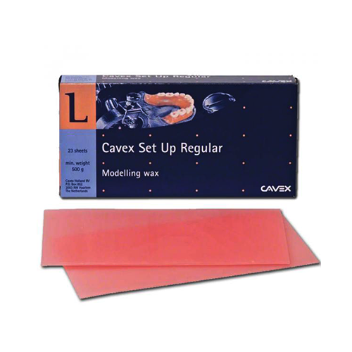 Cavex Set Up Regular de CAVEX. A base de paraffine. Cire en plaque rouge. Boîte de 500 g