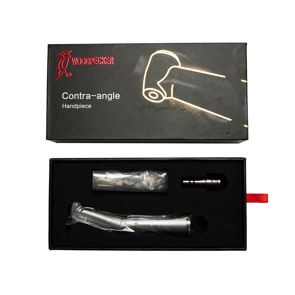 Le modèle WP-1L de Woodpecker est un instrument dentaire de haute précision, doté d'un moteur allemand de pointe et d'une conception innovante. Son rapport de transmission de 20:1 en fait un outil polyvalent, idéal pour une gamme étendue de procédures dentaires.