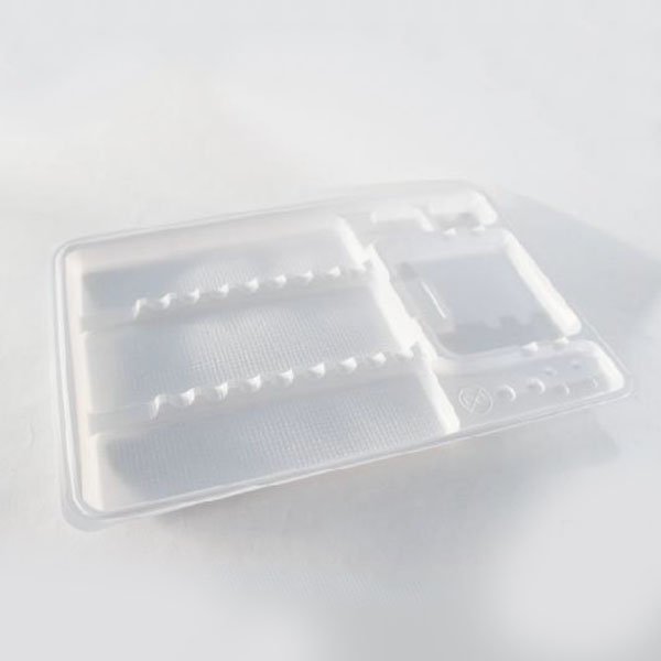 Lot de 400 plateaux jetables en plastique type 4 284x186x7mm - oofti.fr