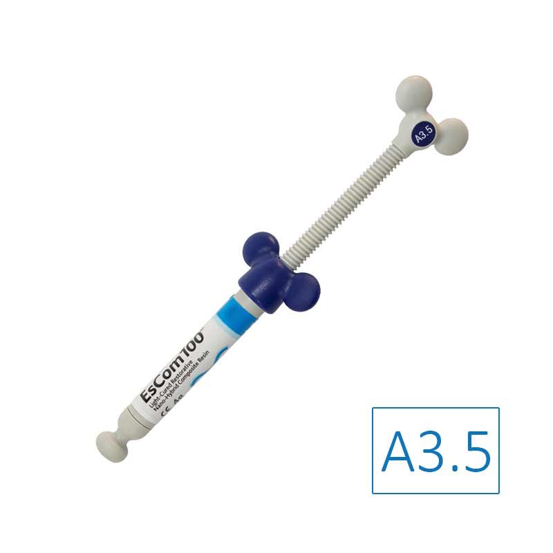 EsCom100 - A3.5 - 1x 4g Résine composite nano-hybride restauratrice photopolymérisable - oofti.fr