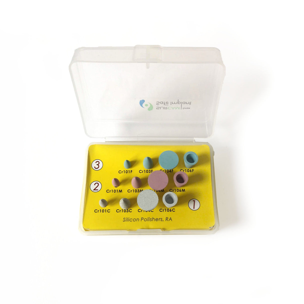 Kit 12 fraises de polissage porcelaine/dents naturelles - oofti.fr