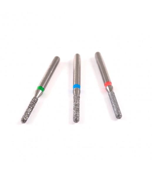 5 fraises de diamant cône bout rond (Schmidt) FG - oofti.fr