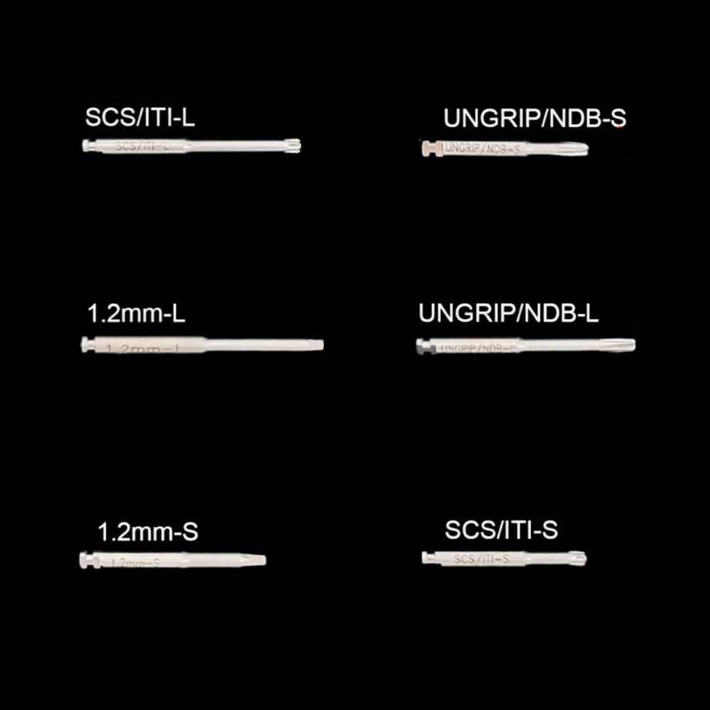 Livré avec 6 mandrins Utilisé pour visser l'accastillage prothétique avec une force de 5 à 35 N/CM Contrôle de couple universel "Easy Torq System" Le succès du traitement implantaire dépend du serrage précis des pièces placées directement sur l’implant. Un serrage précontraint de la vis permet d’éviter tout risque de dévissage . De plus, des couples de serrage élevés peuvent entraîner une fracture de la vis.