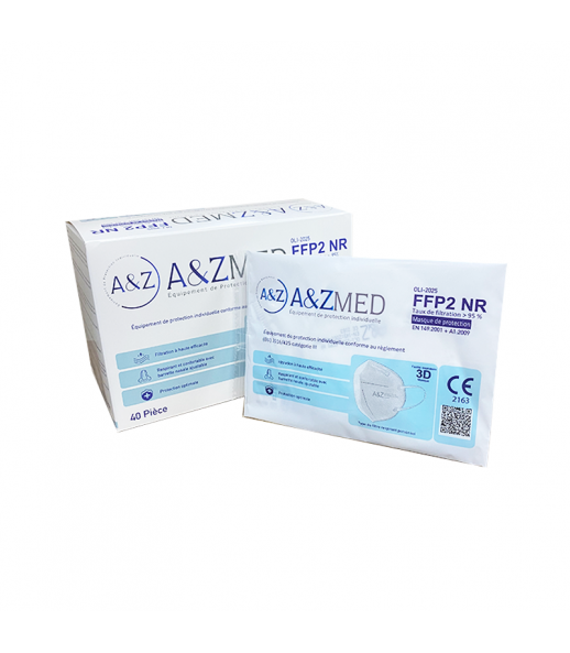 Masques FFP2 - Boîte de 40 sachets individuels | A&Z - oofti.fr