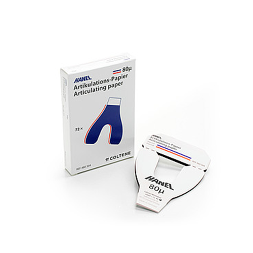 Papier d'occlusion en U bleu et rouge - HANEL